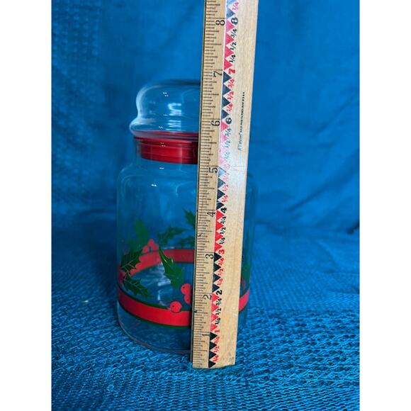 holly leaf christmas jar - Picture 2 of 9